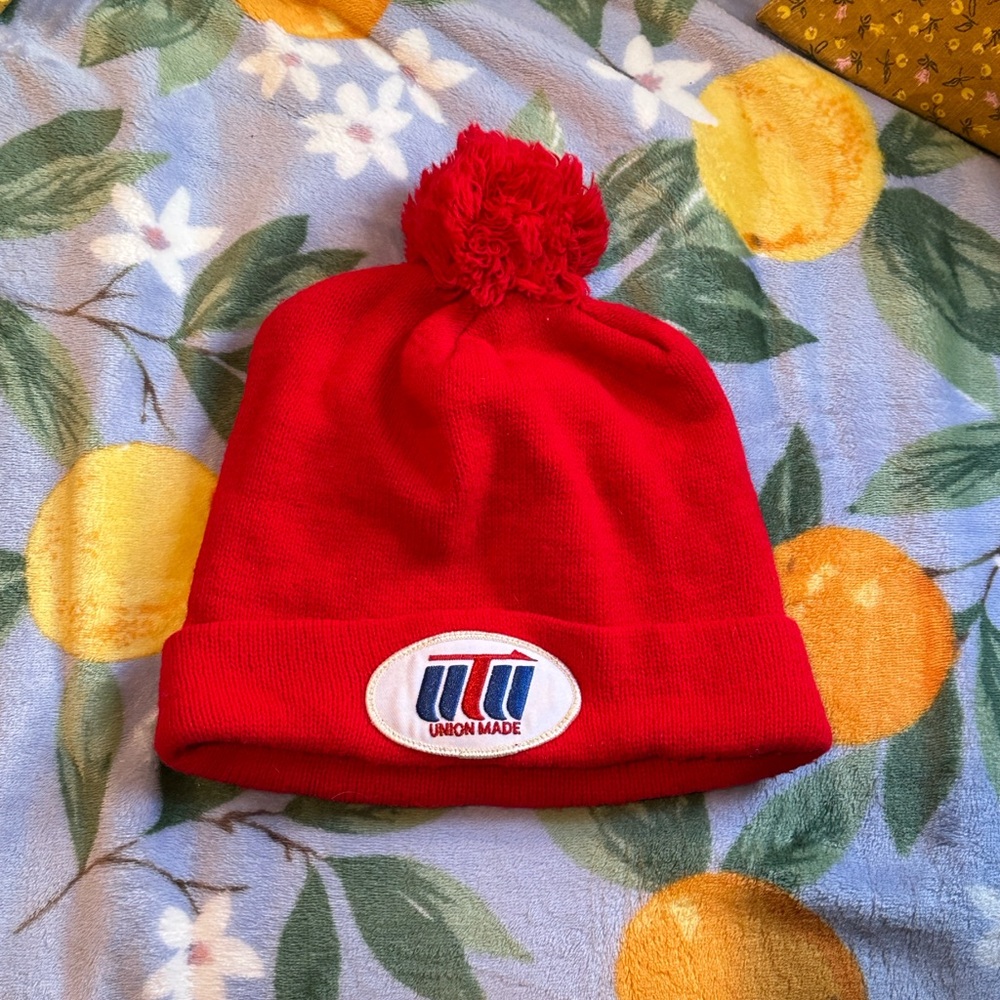 Vintage Union Made Pom Beanie